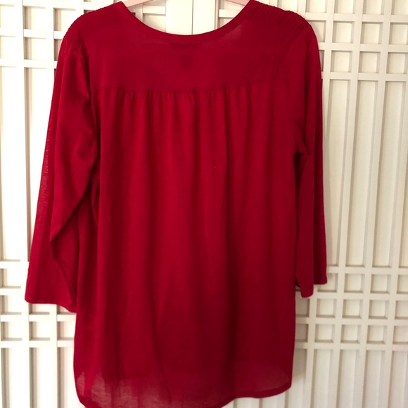 H&M red size L top - Picture 2 of 3